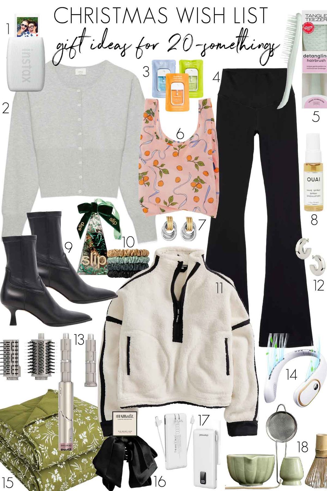 Christmas wish list gift ideas for girls in their 20s