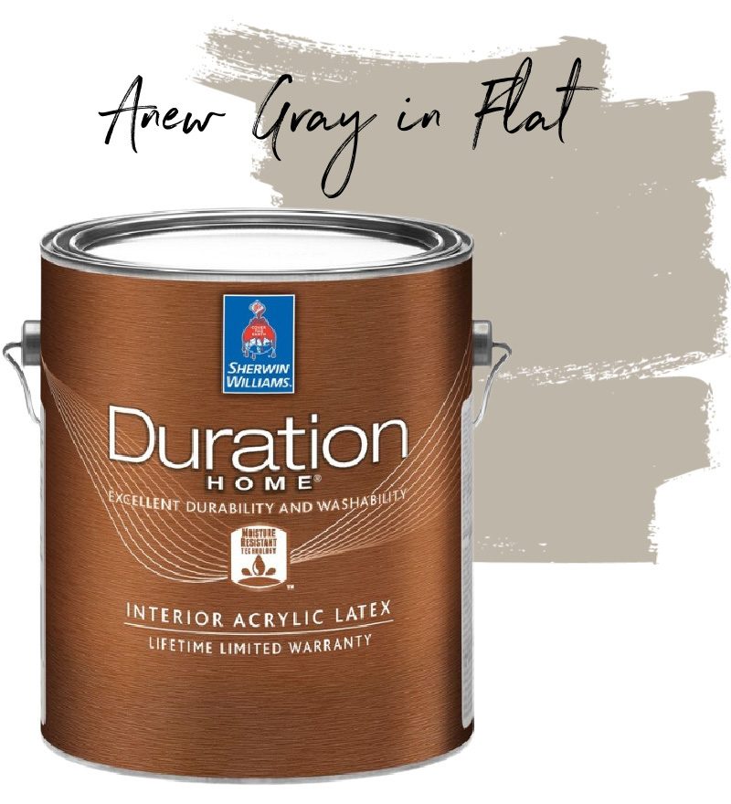 Sherwin Williams Anew Gray in Duration Home Flat