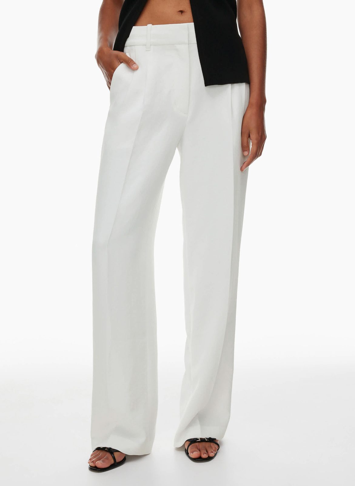 White trouser pants