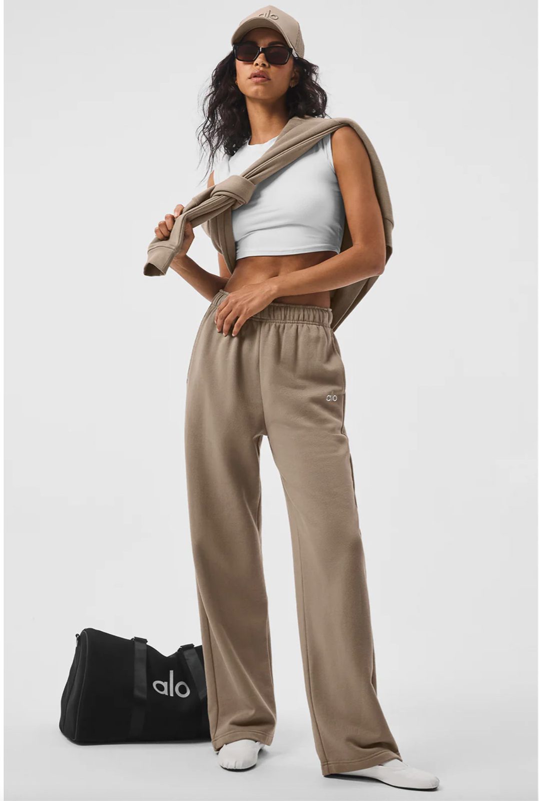Tan sweatpants