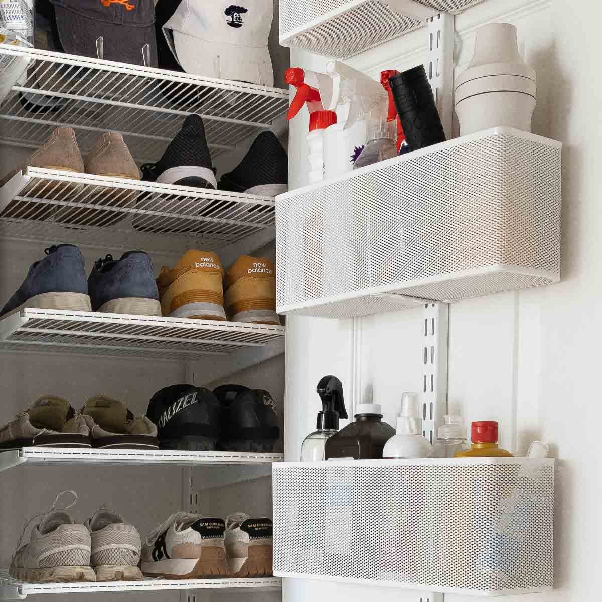 Our Organized Laundry Room Closet + Back of Door Organizers for Every Room In Your Home