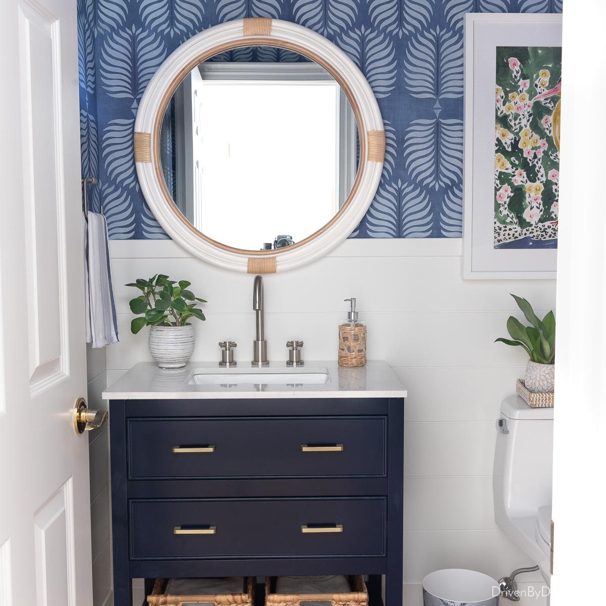 Our bathroom shiplap!