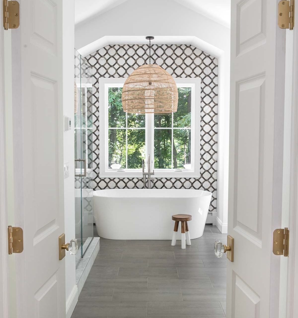 The floor tile in our master bathroom