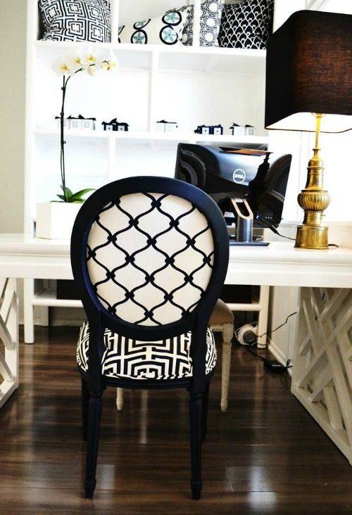 One Chair, Two Different Fabrics