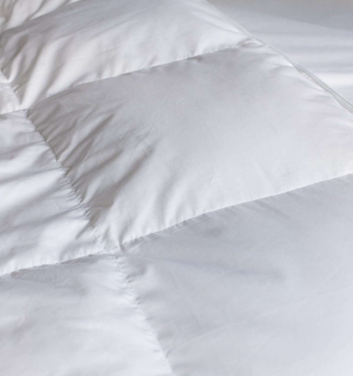 Look for duvet inserts with baffle box construction like this one for more loft and fluffiness!
