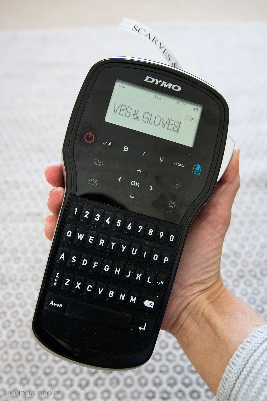 The best labeler I've owned! Perfect for getting organized!