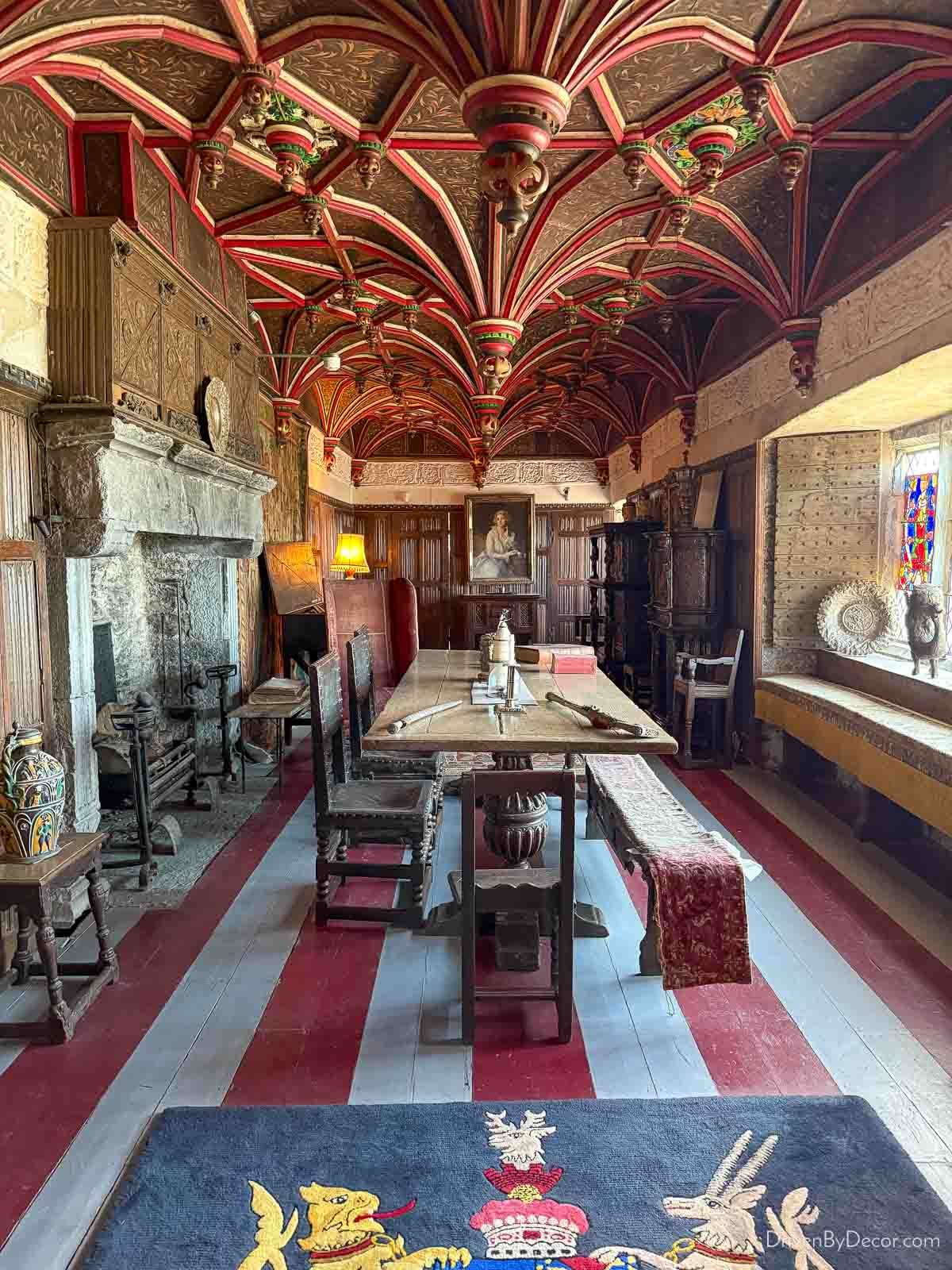 Interior of Bunratty Castle