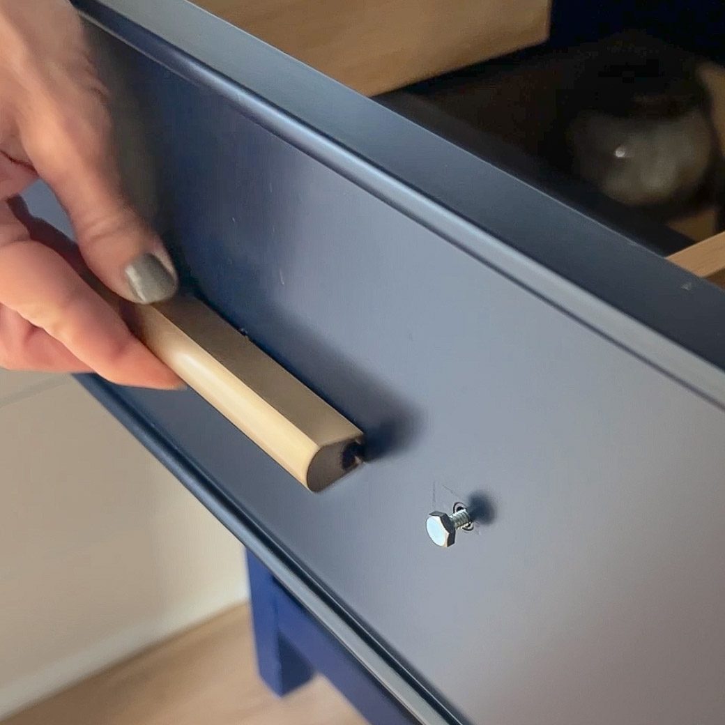 Cabinet pull holes are slightly off - here's the fix!