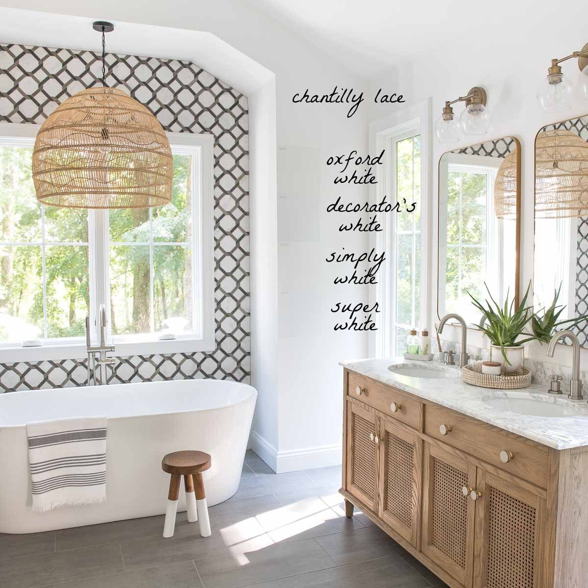Chantilly Lace paint color
