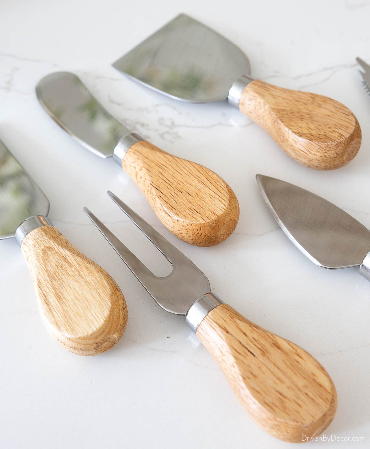 Forks, knives, and spreaders for charcuterie