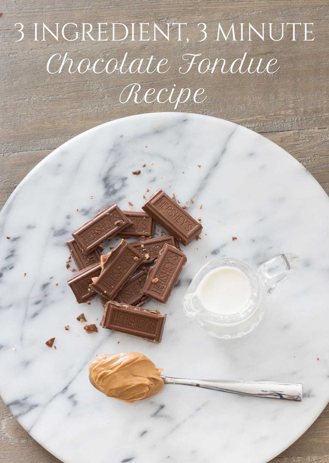 Chocolate fondue recipe