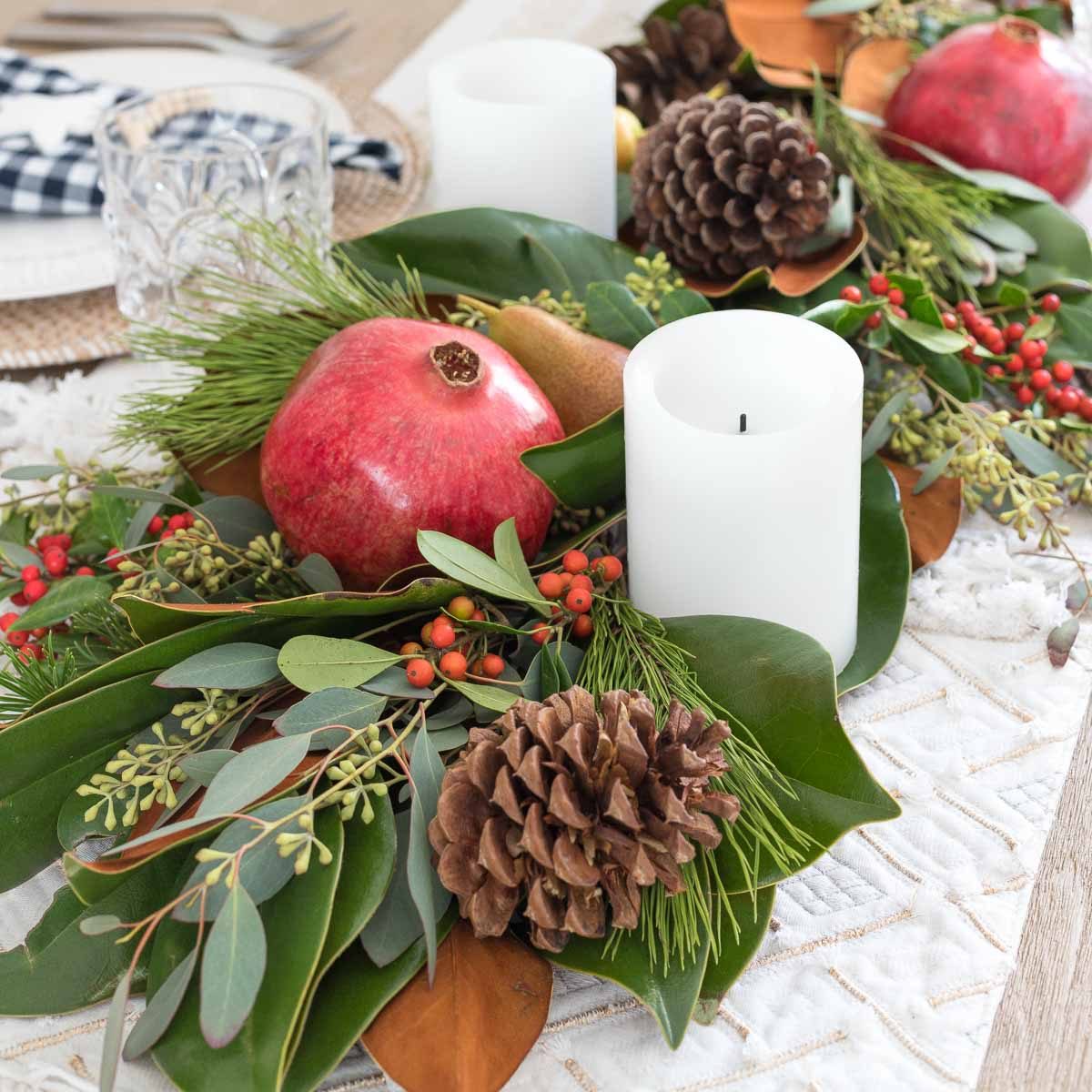 Christmas table decor ideas
