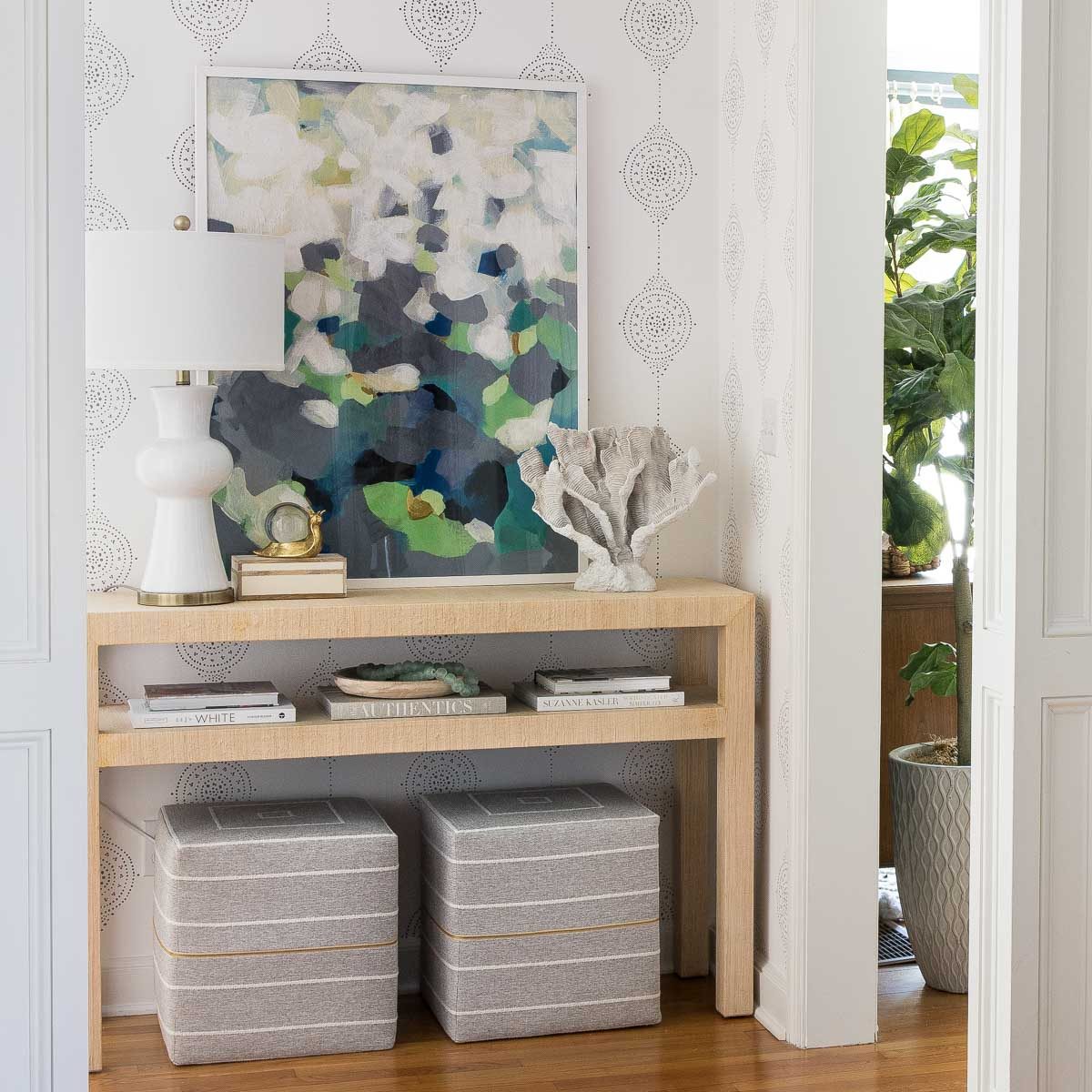 Console table decor