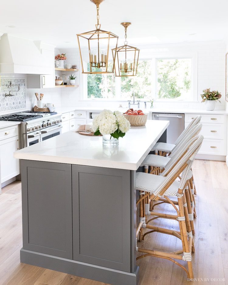 My favorite counter stools + a review of the Riviera stools I have in my own home!