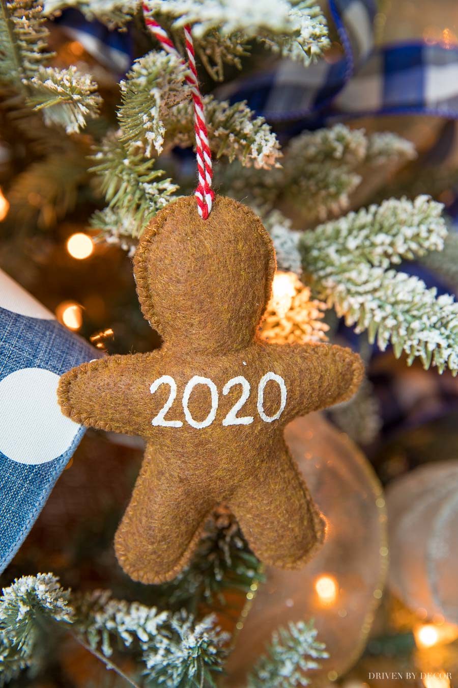 Love this ornament - check out the front of it - so perfect for 2020!