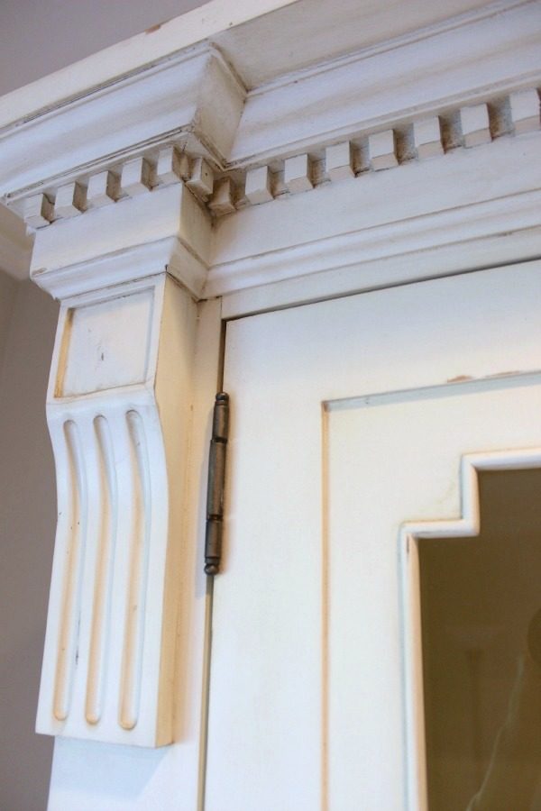 Detail of Restoration Hardware's St. James Cabinet