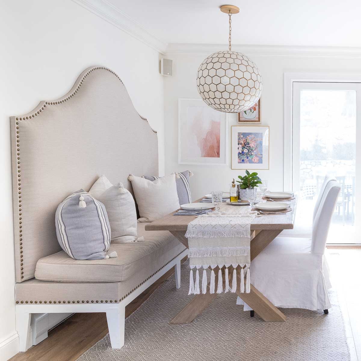 DIY banquette seating