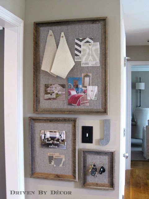 DIY Linen Pinboard: An unfussy How-To