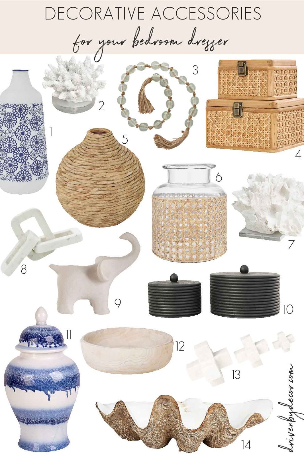 Decorative accessories for your dresser