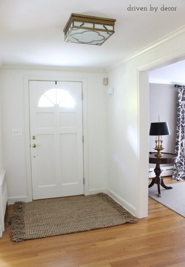 DIY Resized Jute Rug (From Standard to Custom)