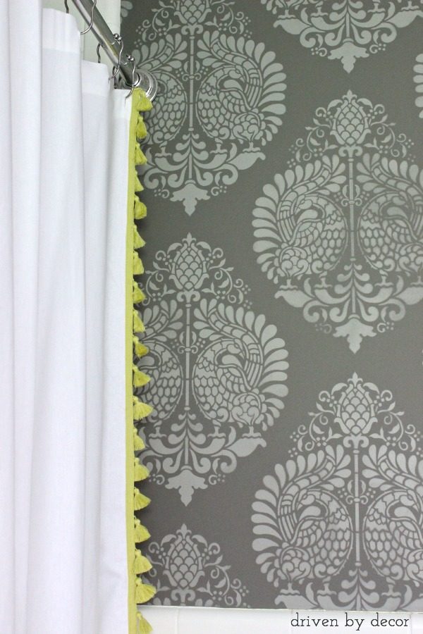 Dekorguncel - Tasseled Shower Curtain