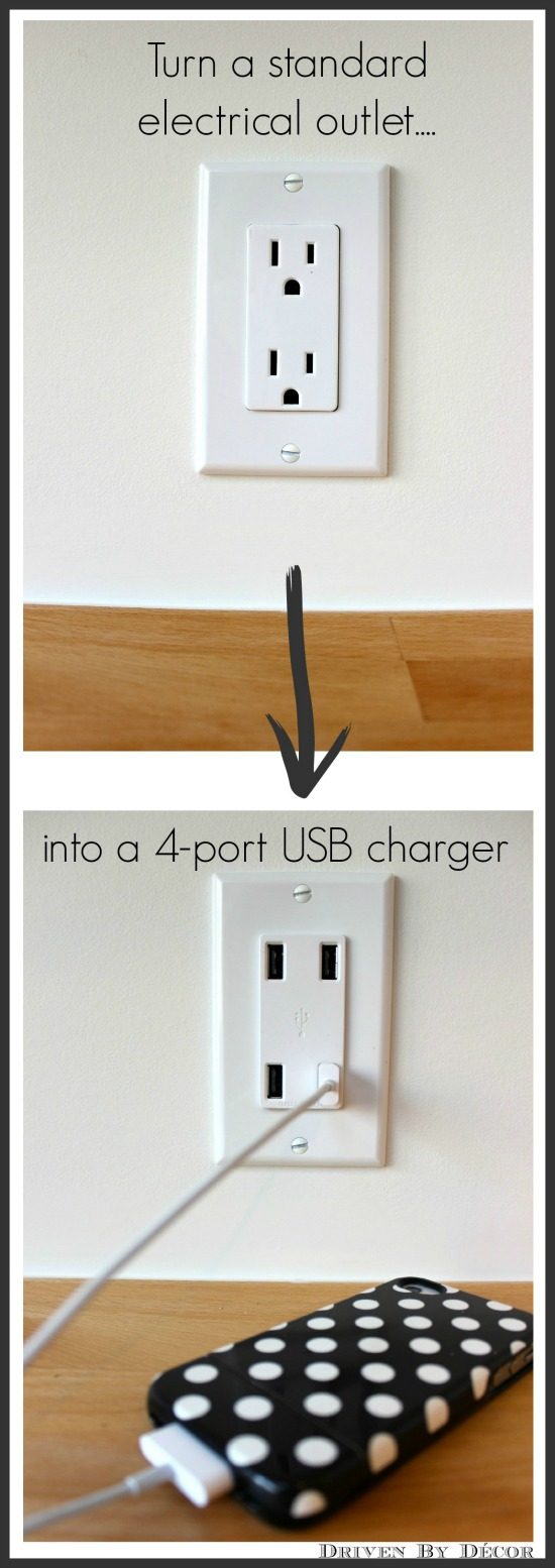 Dekorguncel - Turn a Standard Outlet into a 4-port usb charger