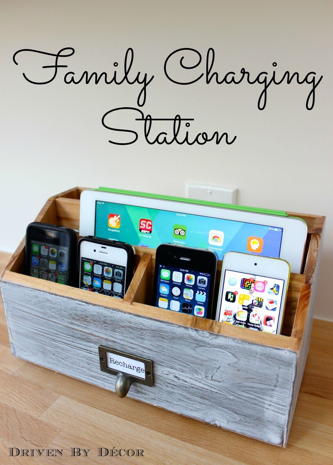Super Unfussy DIY Charging Station