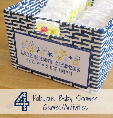 Four Fabulous Baby Shower Games and Activities