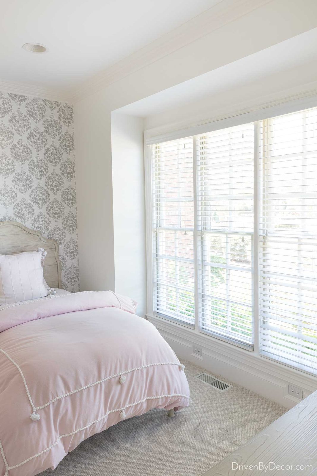 Windows in our girls' bedroom