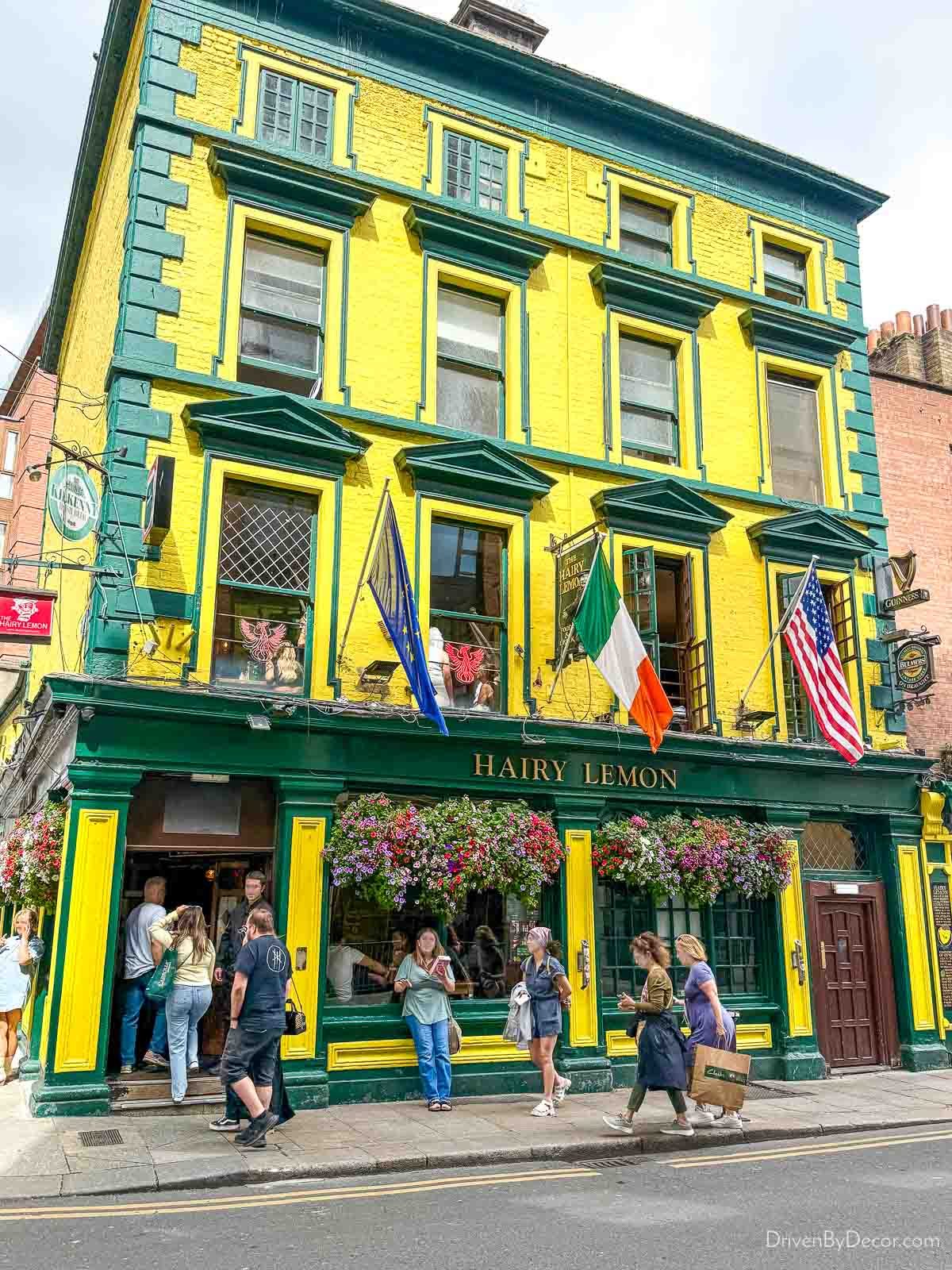 The Hairy Lemon pub in Dublin