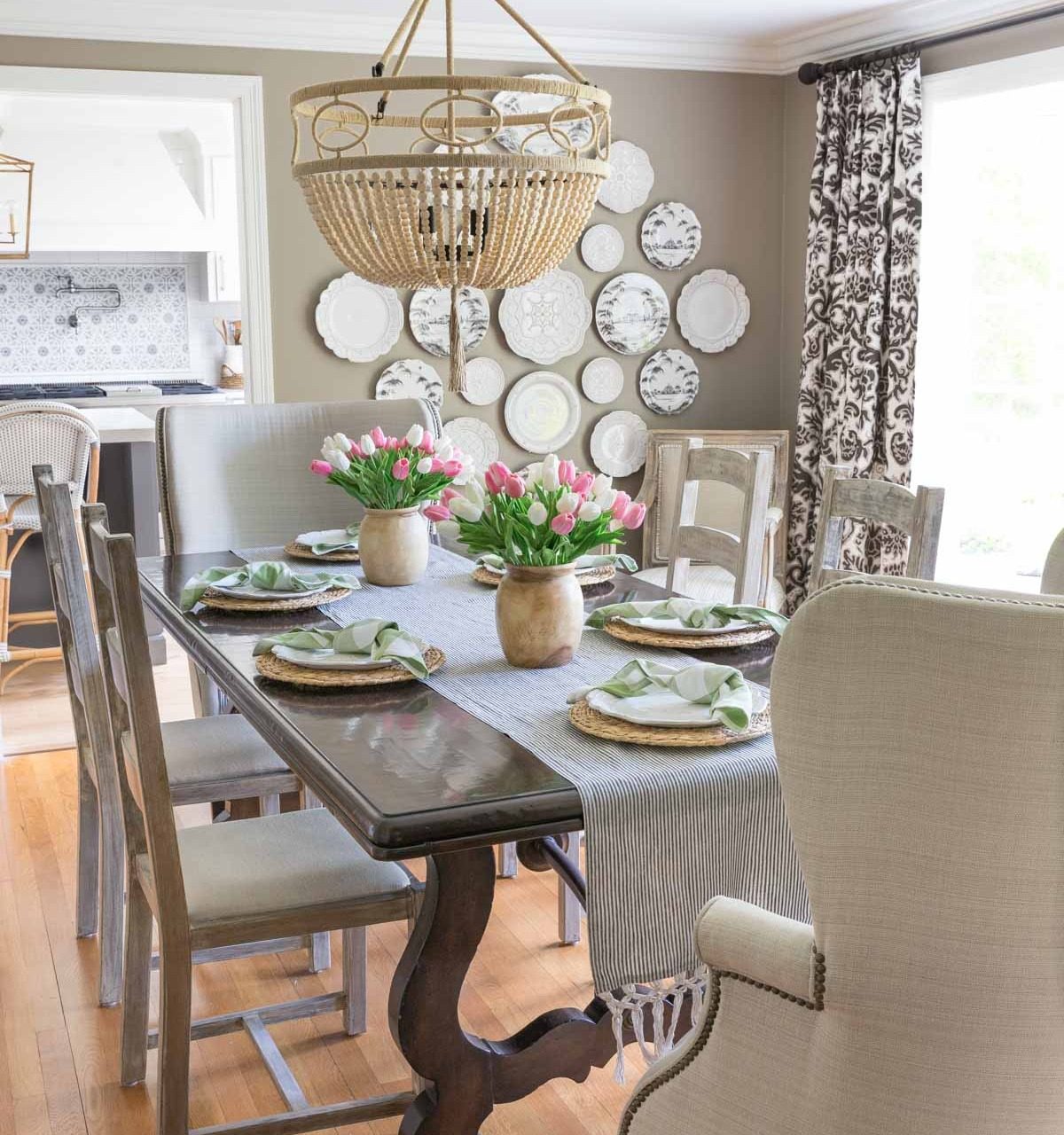 Home remodel: Our dining room after remodeling!