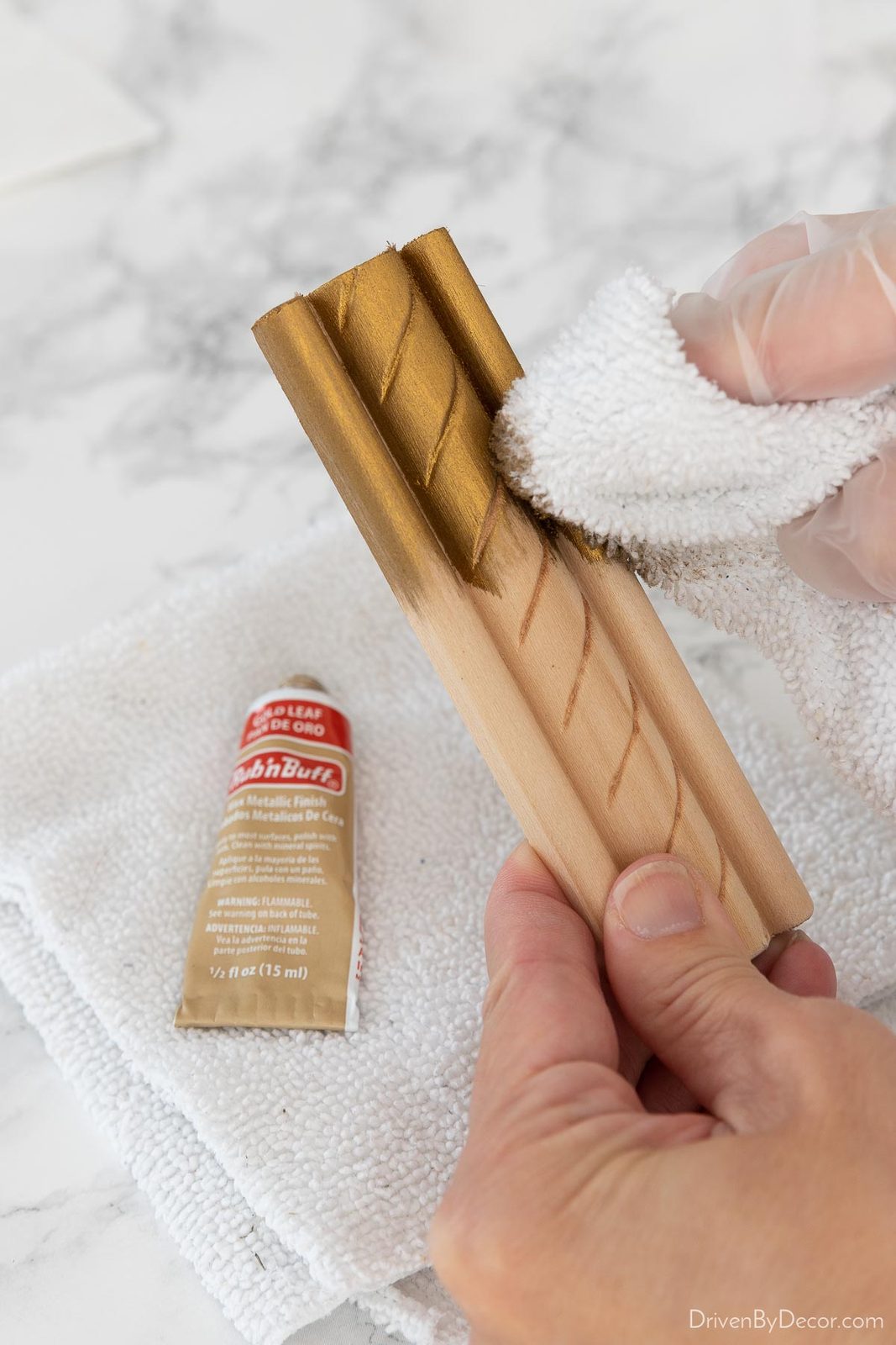 How to apply Rub 'n Buff