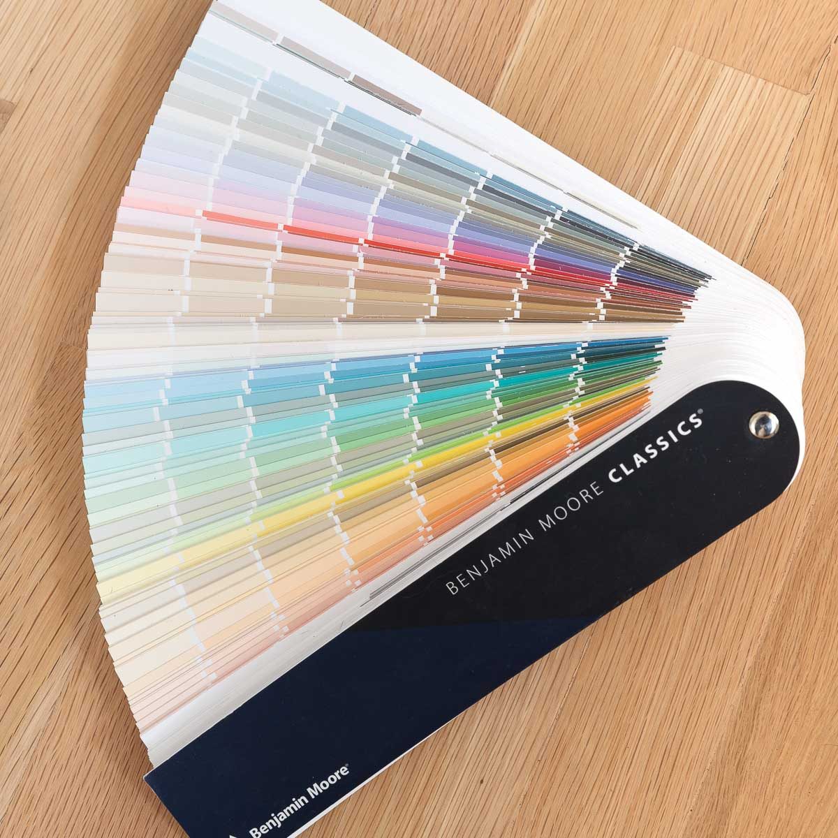 How to choose a paint color (paint color fan deck)