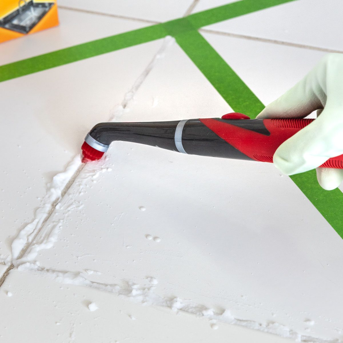 How to clean floor grout