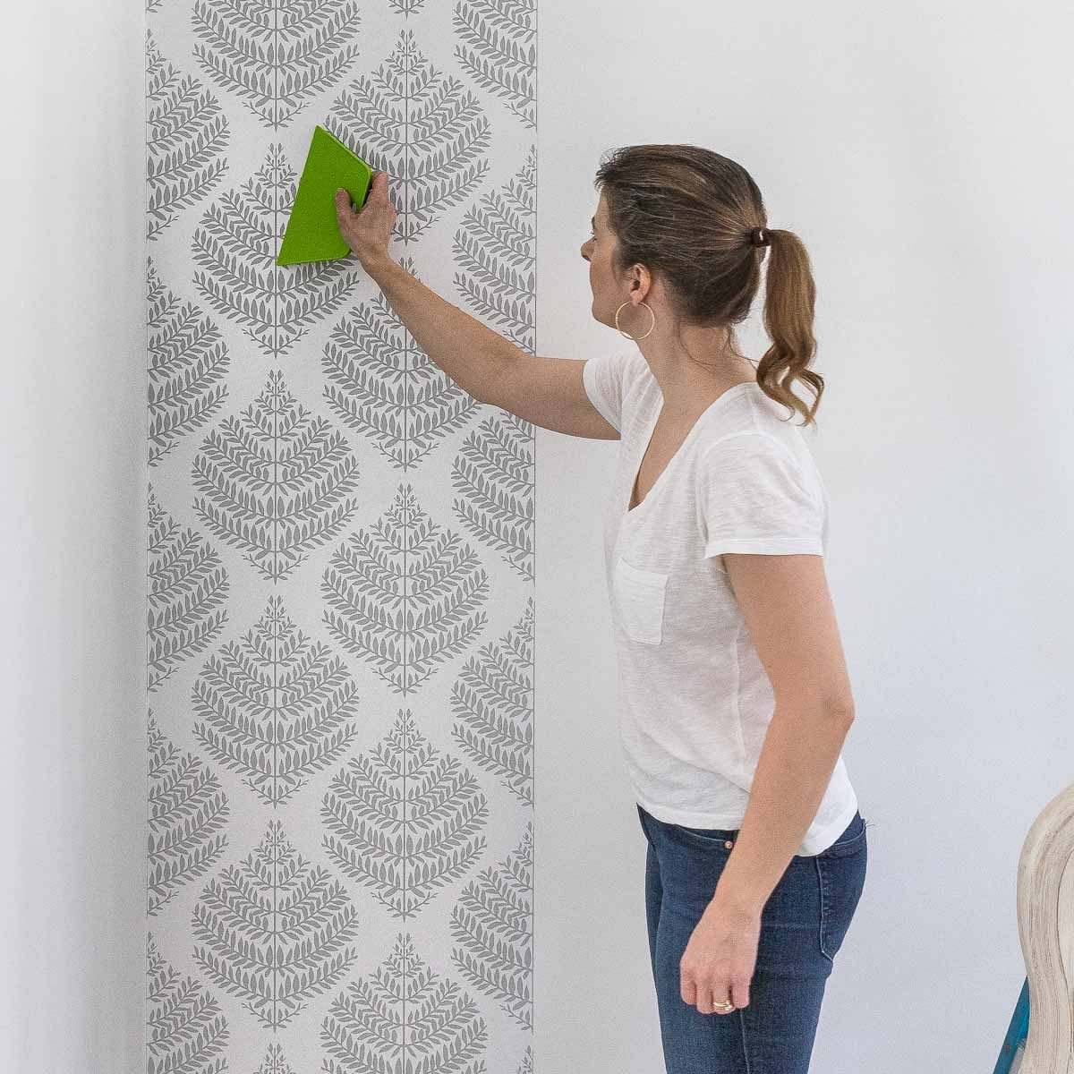 Ways to Hang Peel and Stick Wallpaper