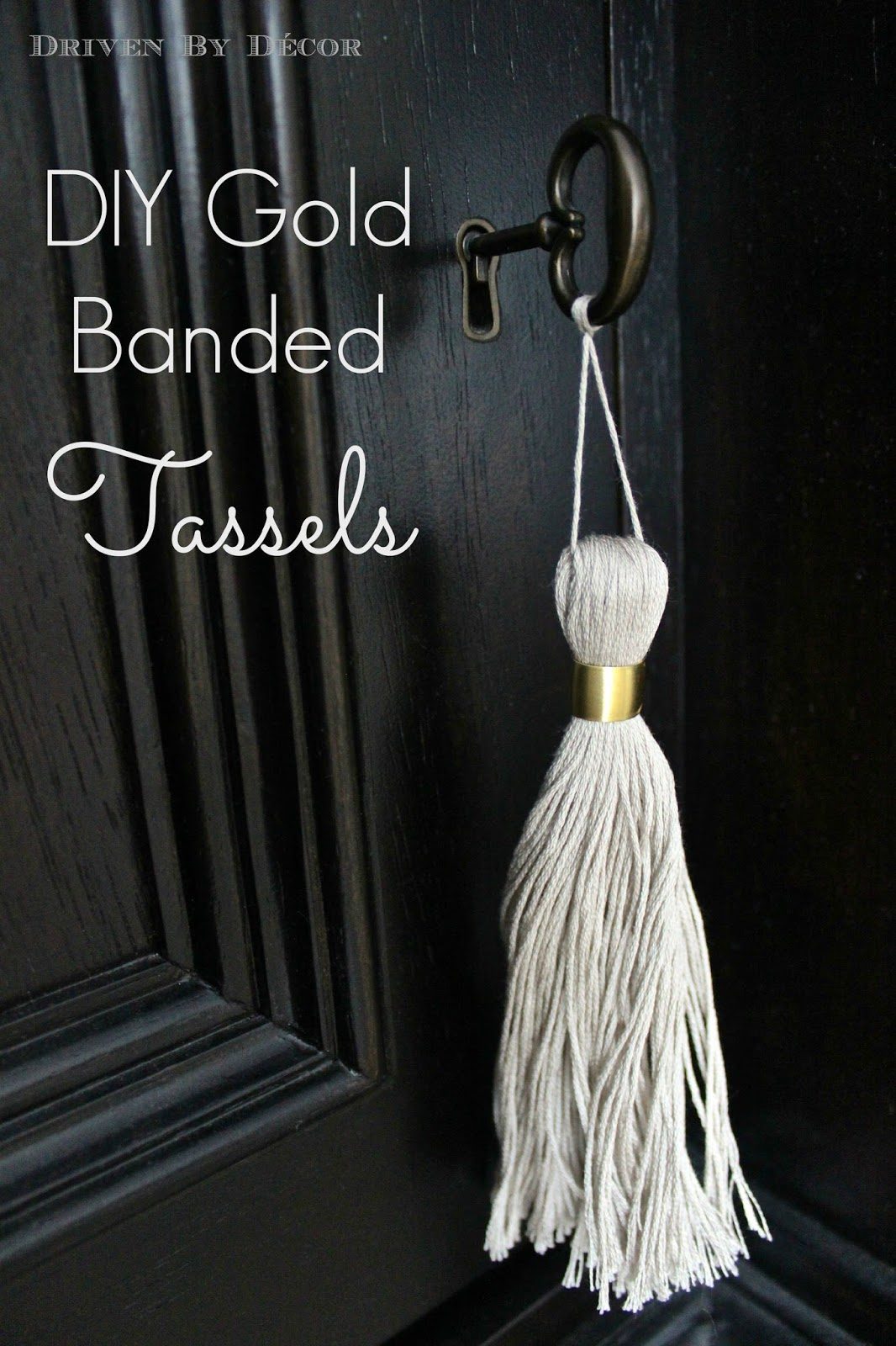 How to make a beautiful tassel: a simple step by step DIY