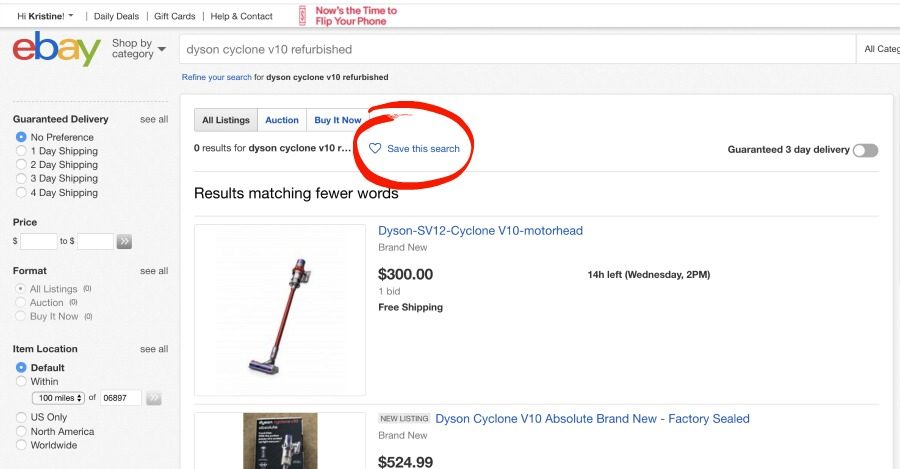 How to set up alerts on eBay and get notified of new listings!