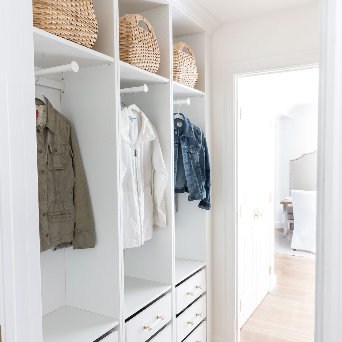 Our IKEA PAX Mudroom