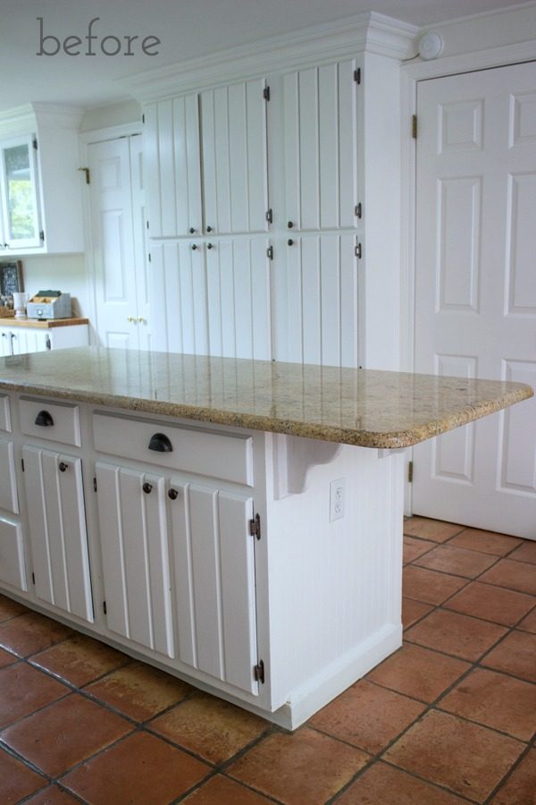 Kitchen island before