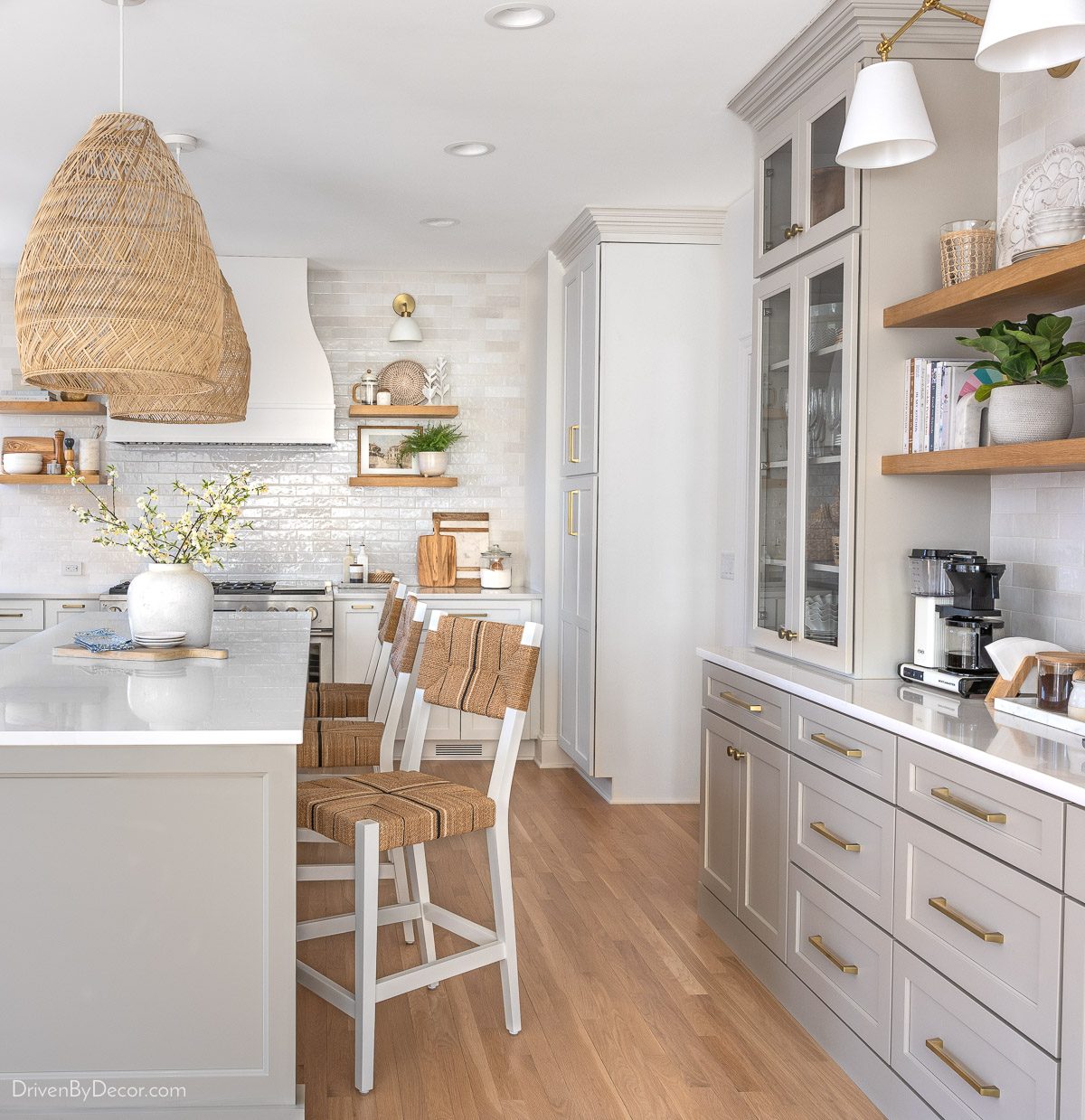The "after" of our kitchen remodel reveal