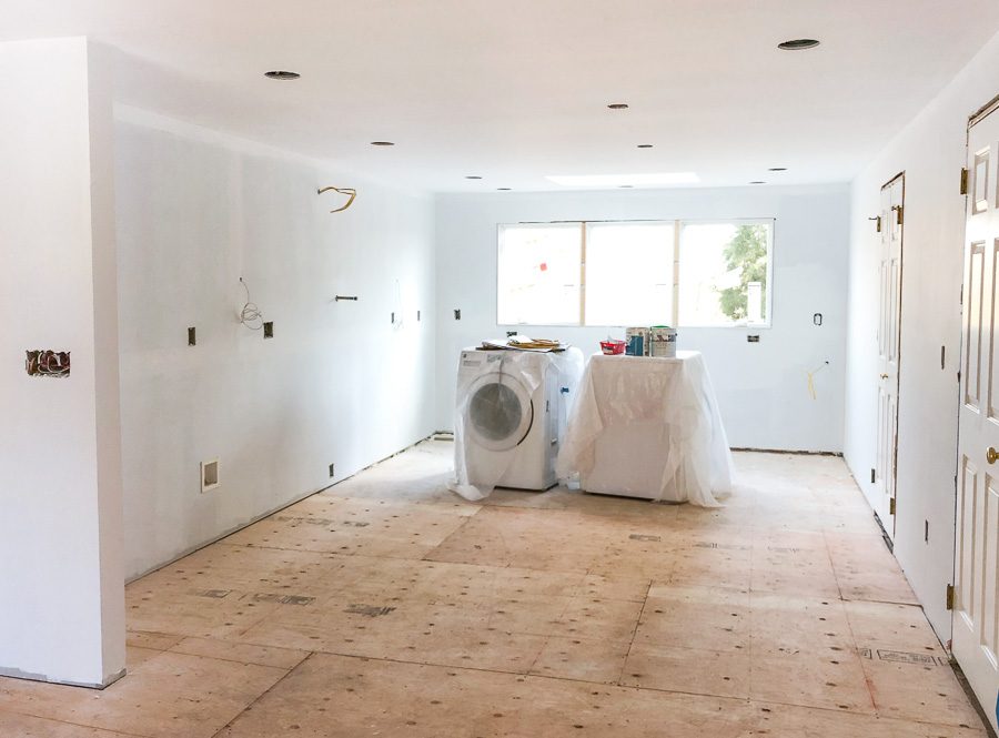 Our kitchen remodel in progress