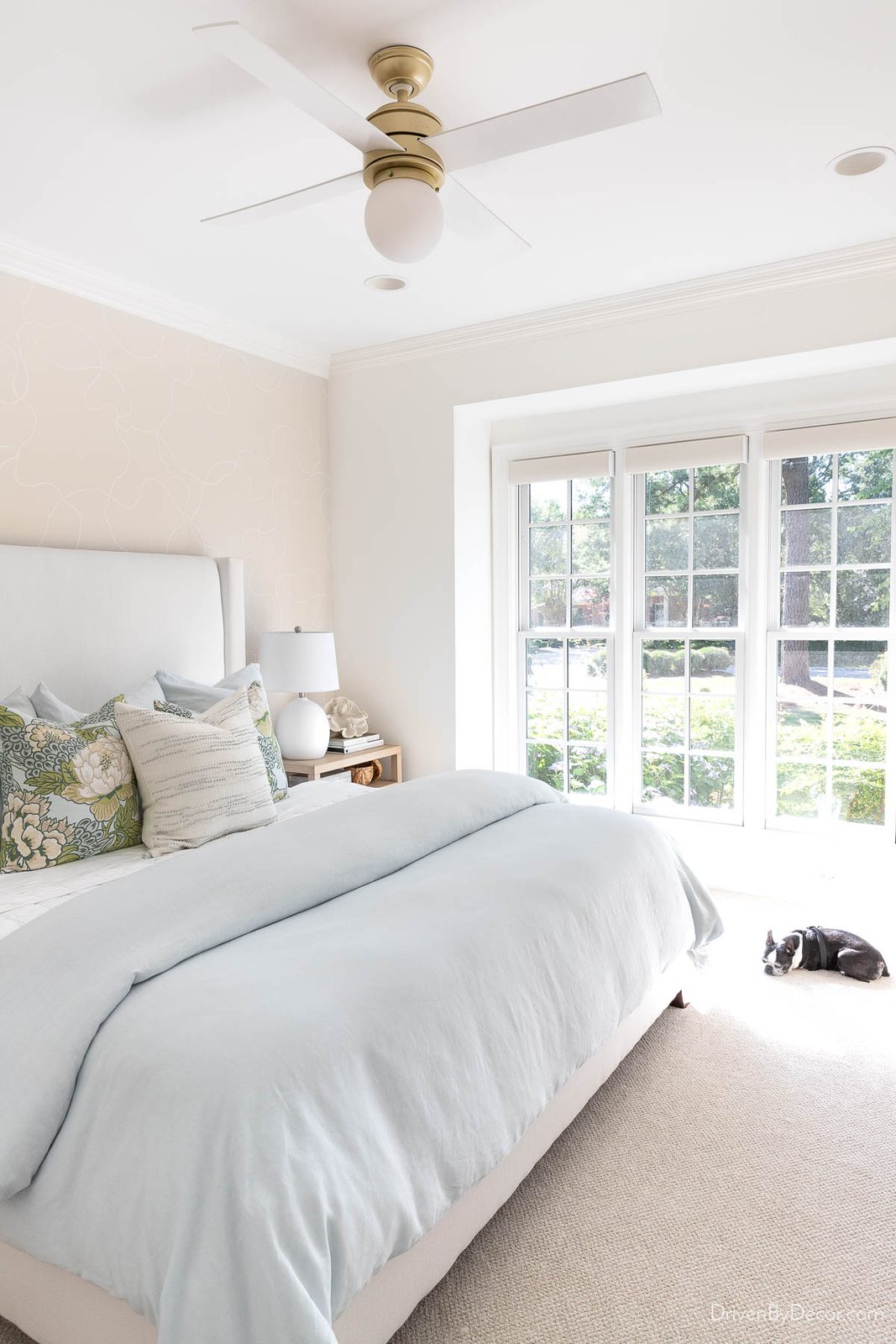 Light blue bedroom
