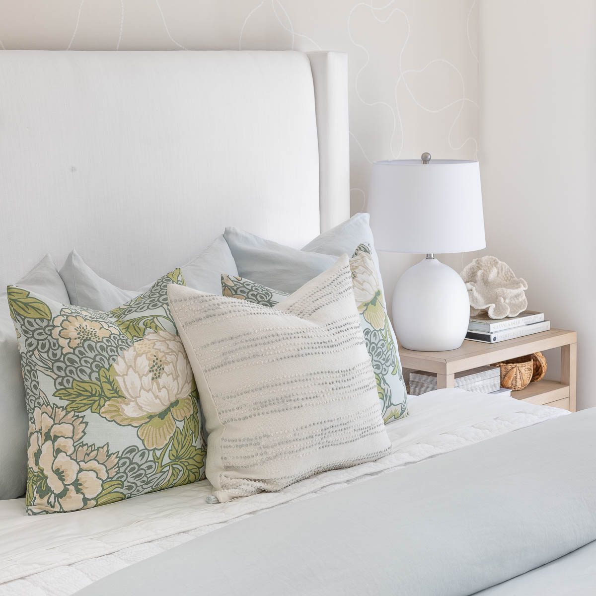Light blue bedroom