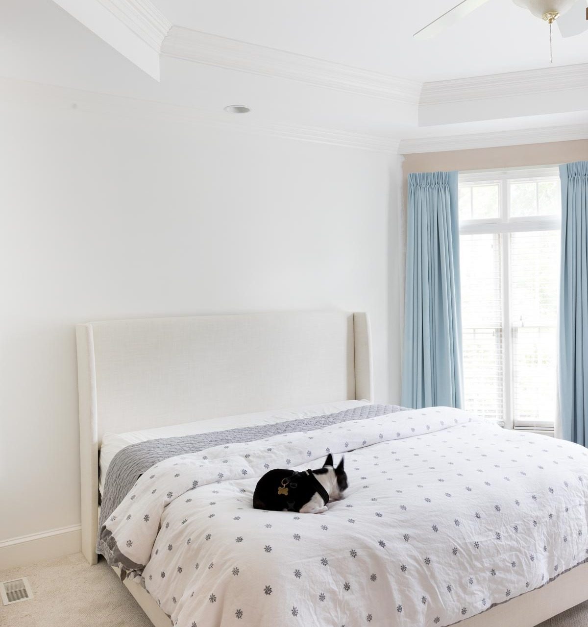 Our master bedroom after moving in!