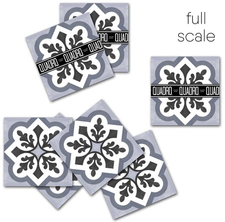 Love these tile stickers that mimic Moroccan tile!
