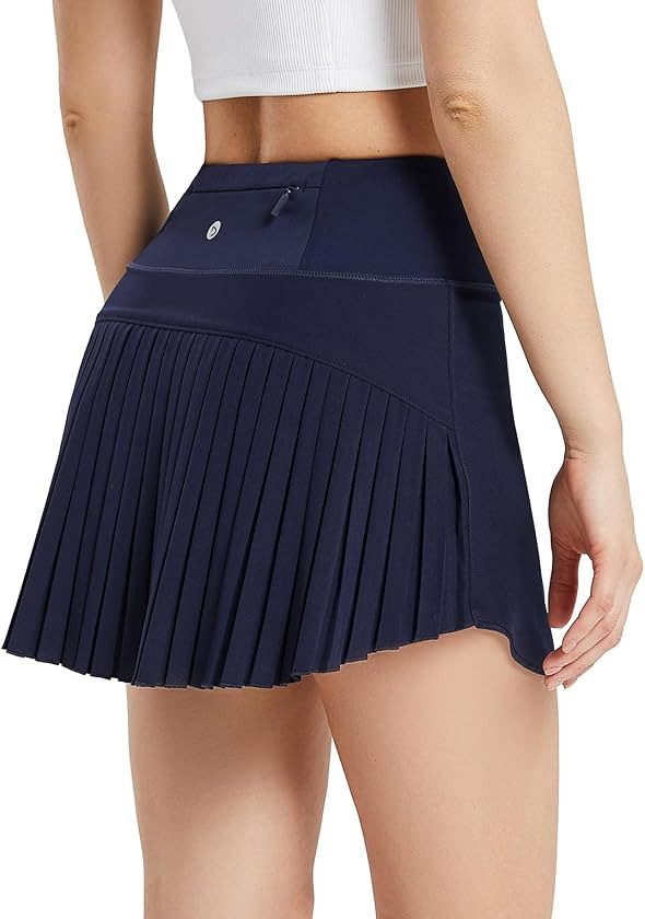 Pleated tennis skort