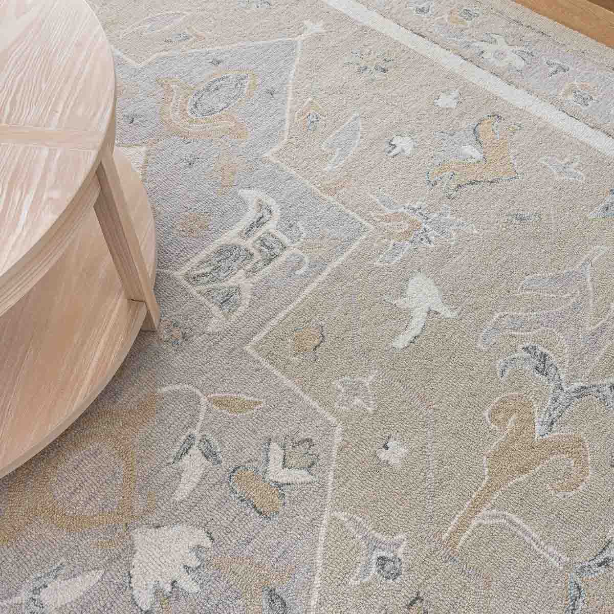 Our patterned sun room rug