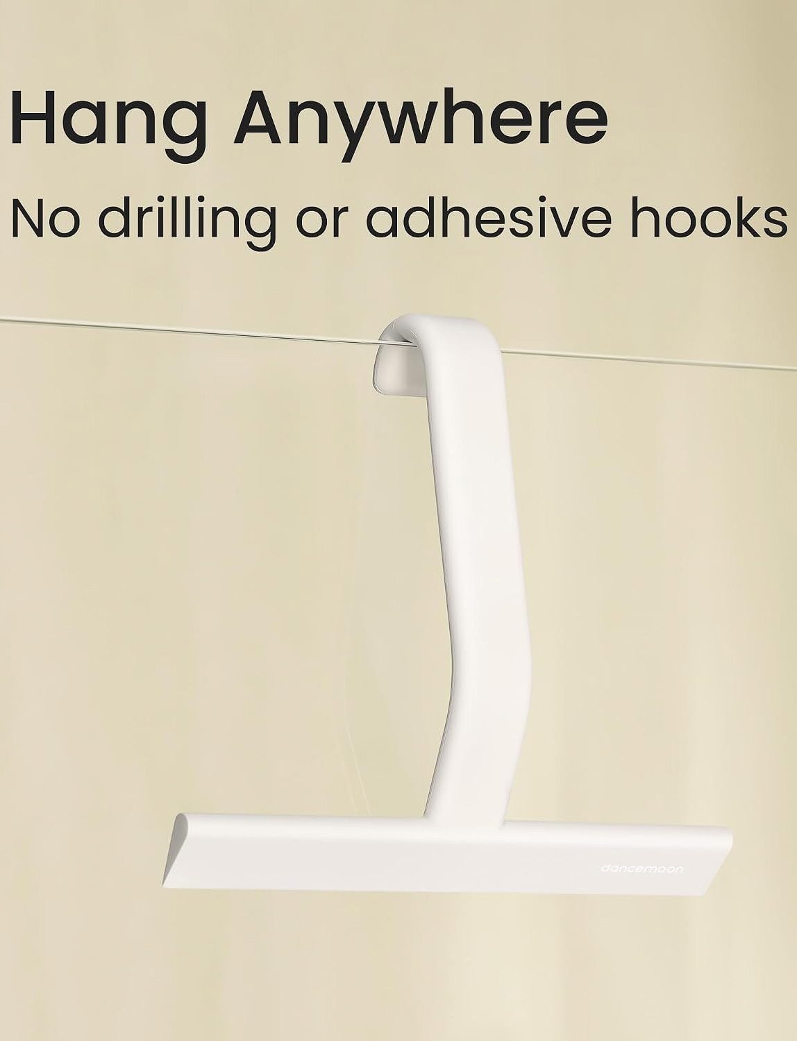 Shower squeegee with hook