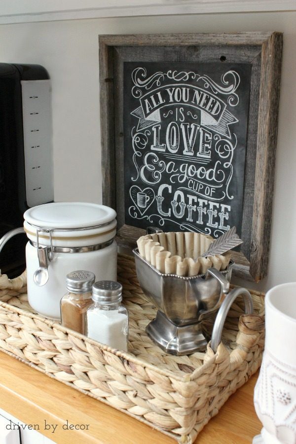 Our Kitchen Coffee Station