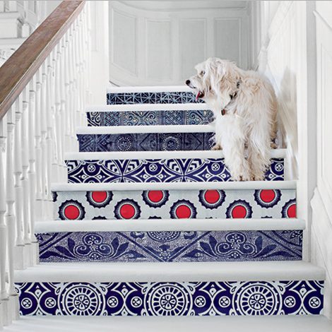Stair riser ideas